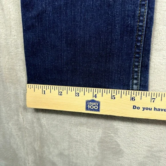 Carhartt Straight Fit Jeans Men 30x30 Blue Denim Rugged Workwear Gorpcore - Picture 7 of 8